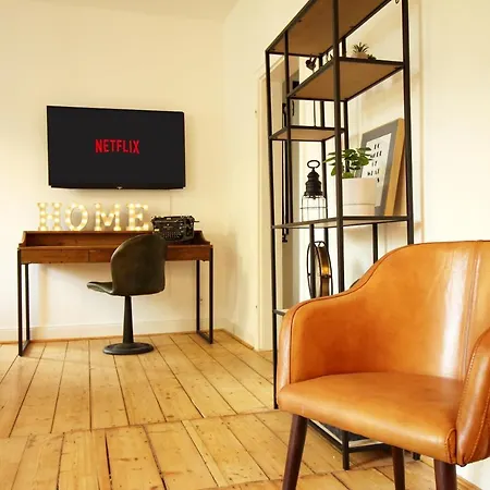 Zentrales Newyork-designapartment Mit 2 Betten Nahe Messe L Flughafen דירה דיסבורג